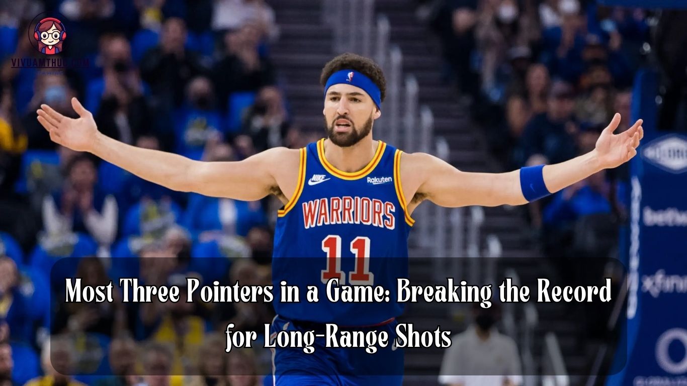 most three pointers in a game